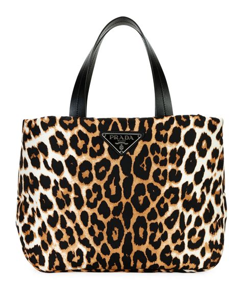 prada leopard tote|prada nylon tote sale.